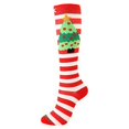 thumbnail image 1 of Minnieouse 1 par de calcetines de estilo navideño para hombres y mujeres, bonitos calcetines deportivos a la moda, calcetines hasta la rodilla antifatiga, Accesorios de calzado tipo 7 L/XL Minnieouse AP012322-08, 1 of 6