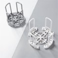 thumbnail image 3 of Retractable Desktop Dish Rack Dish Storage Rack Storage Rack White, 3 of 5