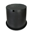thumbnail image 3 of SEBLAFF Premium Black Plastic Nursery Plant Container Garden Planter Pots, 3 of 5