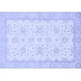thumbnail image 1 of Ahgly Company Machine Washable Indoor Rectangle Oriental Blue Traditional Area Rugs, 6' x 9', 1 of 4