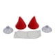 thumbnail image 1 of Cuerno Decorativo 30Mm Casco Rojo (5 Pares), 1 of 3