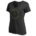 thumbnail image 2 of Women's Black Houston Rockets Liberty V-Neck T-Shirt, 2 of 3