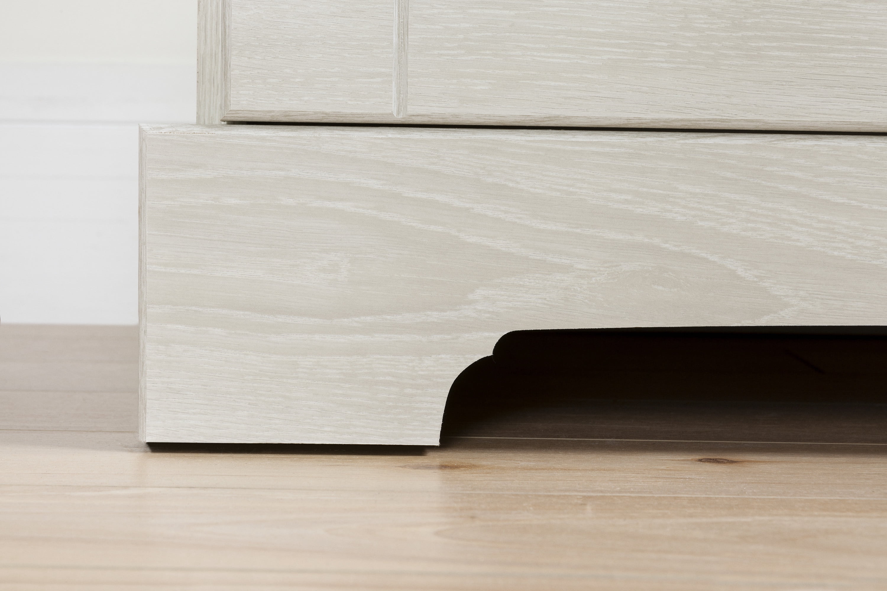 South Shore Lilak Coastal 5-Drawers Dresser Winter Oak
