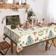 thumbnail image 2 of Manteles rectangulares con aguja de pino y alce para árbol de Navidad, decoración para fiesta de Navidad, decoración de mesa de cocina para vacaciones, decoración navideña 2025, 2 of 4