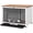 White, variant on MEDEHOO Dog Crate Furniture Dog Kennel Indoor for Small & Medium Dogs Portable Heavy Duty Dog CrateEnd Table, Dog House with Large Opening Roof