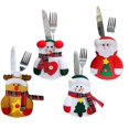 thumbnail image 1 of 4 Pcs Sac à Couverts de Noël Support à Couverts, 1 of 1