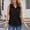 Black loose fit blouse for women a1, variant on Yrmaups Loose Fit Sleeveless Button Down Blouse for Women, Casual Collared Top, Soft Stretch Tee for Travel Office Home Daily Wear, White M