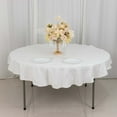 thumbnail image 3 of Efavormart 70" Round Tablelinens Commercial grade 100% Cotton Tablecloth For Wedding Party Home Decor - White, 3 of 11