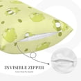 thumbnail image 5 of Bixox Cute Frog3 Printed Pillow Protector,Super Soft Ideal for Home,Guests,Rentals - 14"x20", 5 of 8