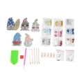 thumbnail image 2 of Rhinestone Art Ornaments Key Chain, Shiny Rhinestones Enjoy DIY DIY Rhinestone Painting Keychains Cute Dwarfs  For Home ANGGREK Rhinestone Art Ornaments Key Chain, 2 of 8