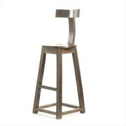 Deco Home 26 In. Rustic Wooden Bar Stool by Go Home