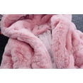 thumbnail image 5 of YOUI-GIFTS Baby Girls Faux Fur Winter Warm Coats,Hooded Rabbit Ears Jacket Cloak Snowsuit Warm Outerwear Faux Fur Fleece Jacket, 5 of 7