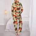 thumbnail image 6 of Wukai Colorful Hawaii Palms Print Women's Pajama Set - Soft Long Sleeve Sleepwear for Comfort and Style-XX-Large, 6 of 9