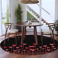 thumbnail image 3 of Round Rugs 5Ft, Valentine's Day Round Area Rug Washable Indoor Throw Carpet, Red Pink Love Heart Night Starry Sky Romantic Soft Non Slip Circle Rug for Cabinet Bathroom Home Decor Aesthetic, 3 of 8