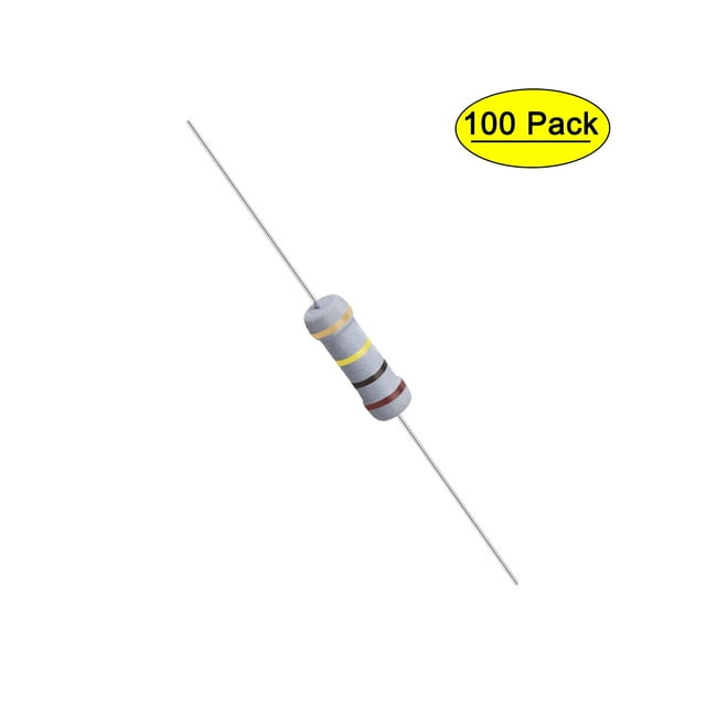 Unique Bargains 100K Ohm 1W ±5% Tolerance Axile Lead Metal Oxide Film Resistor 100 Count