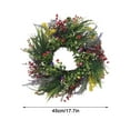 thumbnail image 3 of YOHAVEN Texas Wildflower Front Door Wreath 19.7" Artificial Spring Summer Floral Decor for Porch Entryway Wall Indoor Outdoor Holiday Party Accent, 3 of 9