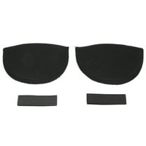 Shoulder Push Up Pads, Thicken Breathable Soft Sponge Anti Slip Shoulder Pads Black For DIY Crafts