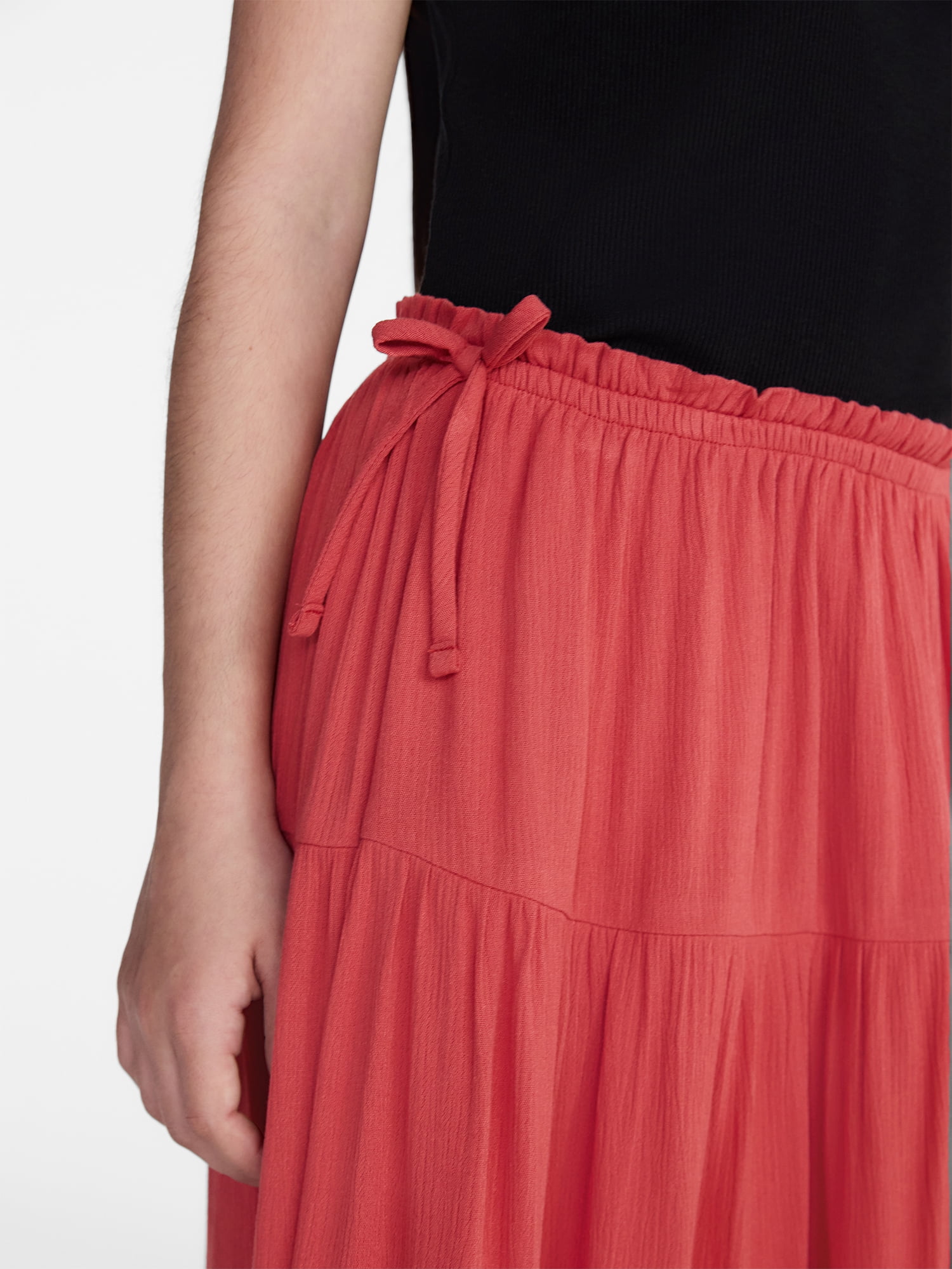 Weekend Academy Girls Maxi Skirt with Side Tie, Sizes 4-18