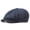Dark Blue, variant on Men Summer Breathable Mesh Octagonal Newsboy Flat Hat Hollow Duckbill Ivy Cap