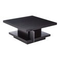 thumbnail image 5 of Furniture of America Carenza Square Coffee Table, Black, 5 of 7