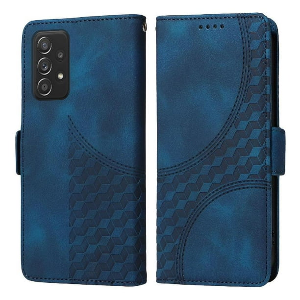 Funda GANGXUN para Samsung Galaxy A52s con diseño acolchado elegante, cuero PU, protección total y ajuste preciso