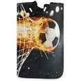 thumbnail image 1 of Panier Imprimé Soccer Grand Panier en Tissu avec Poignée, 1 of 7