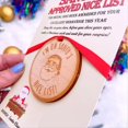 thumbnail image 4 of Medallas Tarjetas Navideñas de Tarjetas Navideñas con Medallas de Madera Estética Decoración Navideña Caja Navideña, 4 of 5