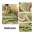 thumbnail image 6 of Yhmxh Throw Blanket for Couch, Fleece Throw Blanket for Bed, Cozy Blanket for Women, Cute Warm Fluffy Cream Blanket, Teacher Gifts Birthday Gifts for Women Men, Room Home Dorm Decor 50"X80", 6 of 6