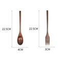 thumbnail image 2 of LNGOOR Wooden Salad Bowl Set-Wooden Salad Bowls with Salad Spoon and Fork, 2 of 5