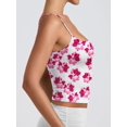 thumbnail image 4 of PINKMSTYLE Débardeurs Basiques pour Femmes à Encolure Dégagée Doublée Débardeurs Ajustables d'Été Sans Manches, 4 of 6