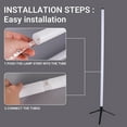 thumbnail image 4 of DAYBETTER LED Corner Floor Lamp,360°Color Changing Lamp with Bluetooth APP, Remote Control, Music Sync, 16 Million DIY Colors & Timing for Living Room Gaming Room（1pack）, 4 of 6