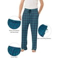 thumbnail image 5 of Lollipie Men's Pajama Pants 3-Pack Drawstring Plaid Pajamas Bottoms Soft Long Lounge Woven Pj Sleep Pant with Pockets, 5 of 8