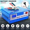 thumbnail image 2 of VALINK Motorcycle Car Battery Charger 12V 24V Pure Copper Intelligent Repair Automatic Battery Charger, 2 of 8