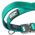 thumbnail image 2 of Black Rhino - Tactical Dog Collar Ultra-Soft Neoprene Padded Dog Collars for Medium, Large, XL Dogs | Heavy Duty Metal Buckle | Padded Handle for Dog Training (Medium, Aqua), 2 of 6
