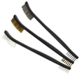 thumbnail image 3 of Bgsha 9Pcs Mini Wire Brush Set Steel Brass Nylon Cleaning Polishing Metal Rust Tools, 3 of 9