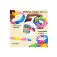 thumbnail image 3 of Pulsera Pop It Juguete Antiestrés Sensorial Infantil 16pieza Colores, 3 of 4