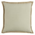 thumbnail image 5 of Rizzy Home 22" x 22" Cotton Pillow Cover in Natural, 5 of 5