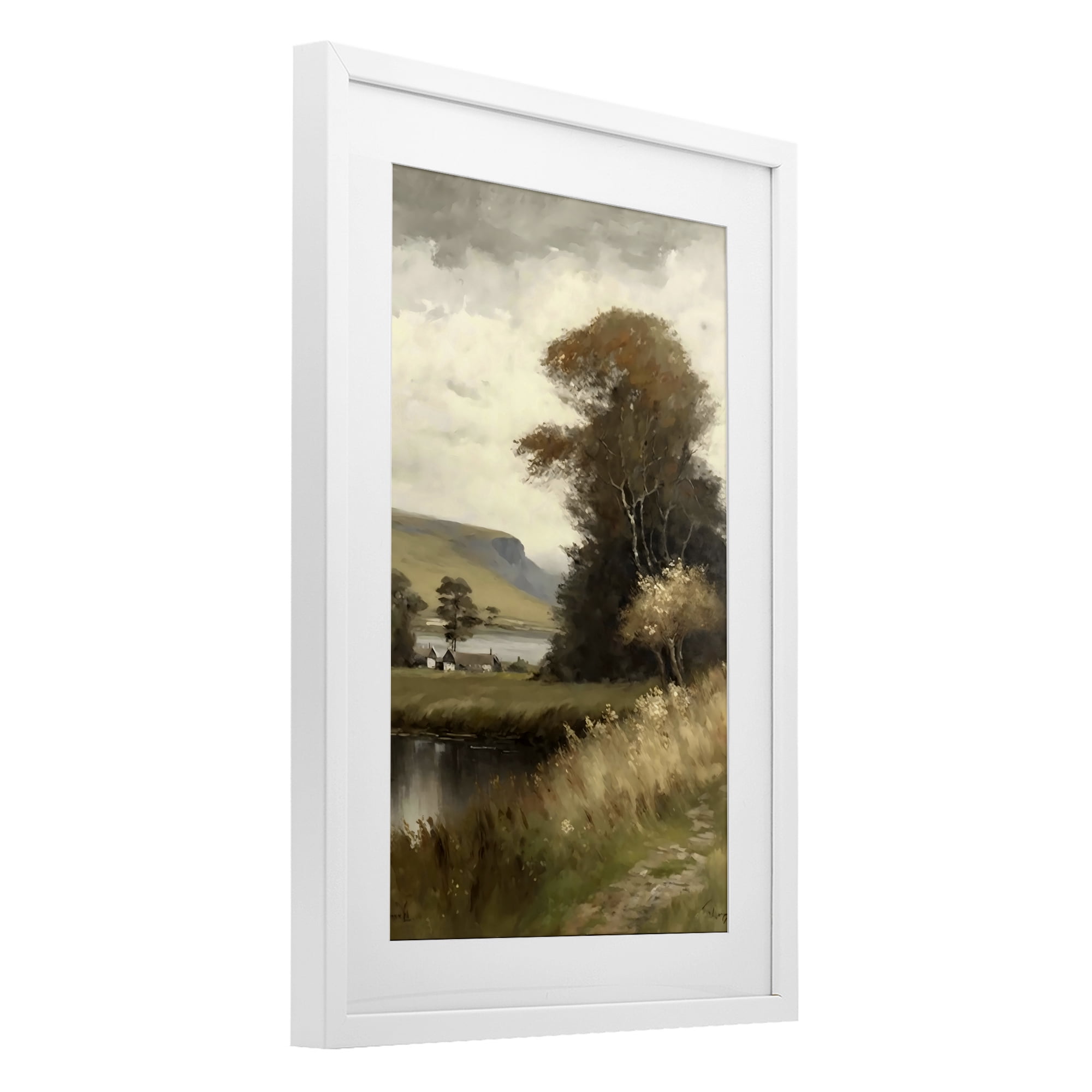 Stupell Industries House By The Water Retreat White Framed Print Under Glass, design by Creative Studio