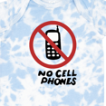 thumbnail image 4 of Inktastic No Phones Boys or Girls Baby Bodysuit, 4 of 5