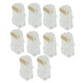 thumbnail image 2 of Paquete de 10 módulos conectores RJ50 0P10C, módulo conector de red,, 2 of 8