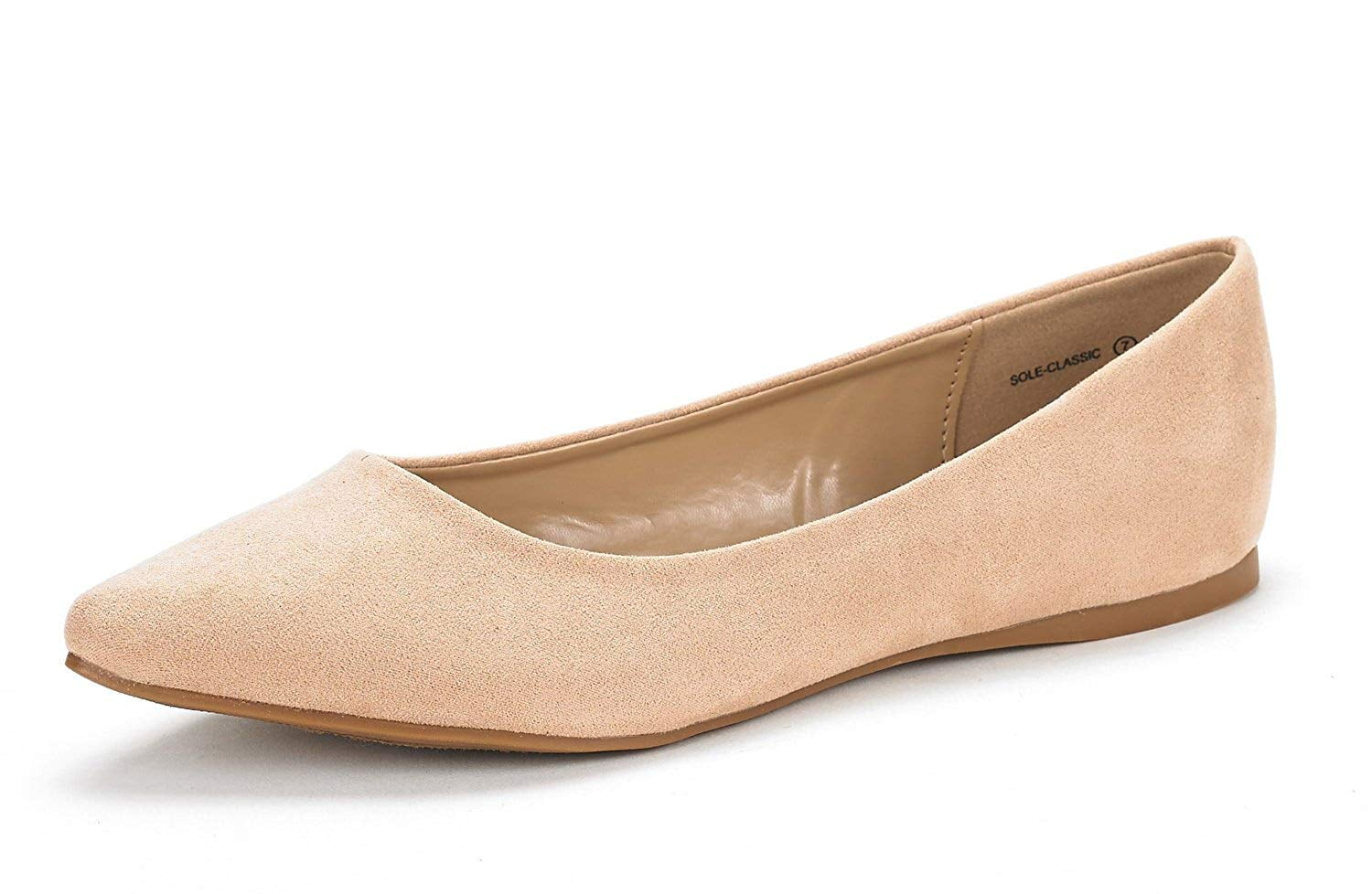 nude ballet flat shoes