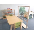 thumbnail image 2 of Whitney Brothers WB0538 48W Nature View Floor Standing Partition - Natural UV, 2 of 5