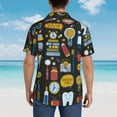 thumbnail image 6 of Balery Men'S Summer Hawaiian Shirts Short-Sleeve Design Name Printed Casual Shirts - Size Name, 6 of 9