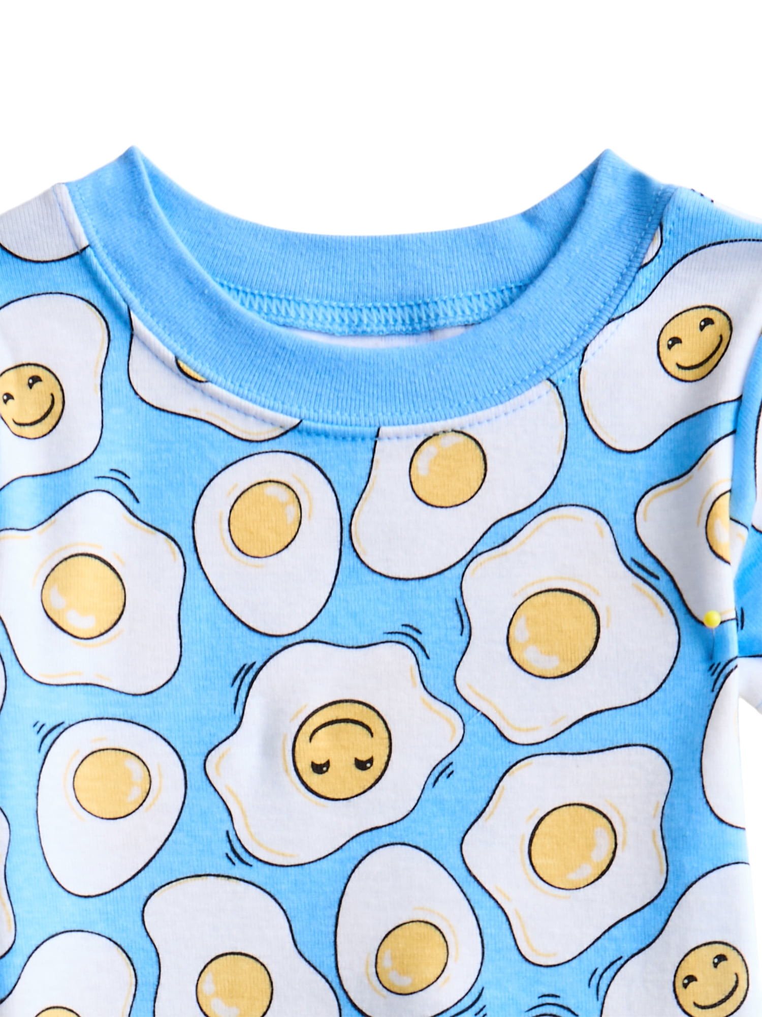 Wonder Nation Toddler Boys or Girls Cotton Short Sleeve Top and Pants Pajama Set, 4-Piece, Sizes 12M-5T
