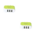 thumbnail image 4 of Adaptador de pared Seitruly USB Universal de 3 puertos para teléfono móvil enchufe europeo/estadounidense, 4 of 6