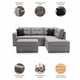thumbnail image 5 of Sala Esquinera Easy Living Nordam Gris de 5 plazas tapizada en tela para sala, 5 of 6