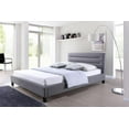 thumbnail image 4 of Baxton Studio Hillary Upholstered King Platform Bed in Gray, 4 of 4