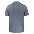 thumbnail image 3 of Men's Cutter & Buck Navy North Carolina Tar Heels Big & Tall Forge Eco Double Stripe Stretch Recycled Polo, 3 of 3