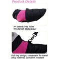 thumbnail image 3 of Abrigo para perros de otoño e invierno, chaleco para mascotas, chaqueta impermeable de algodón para perros, abrigo para cachorros, chaqueta cálida para perros (talla S, rosa), 3 of 5