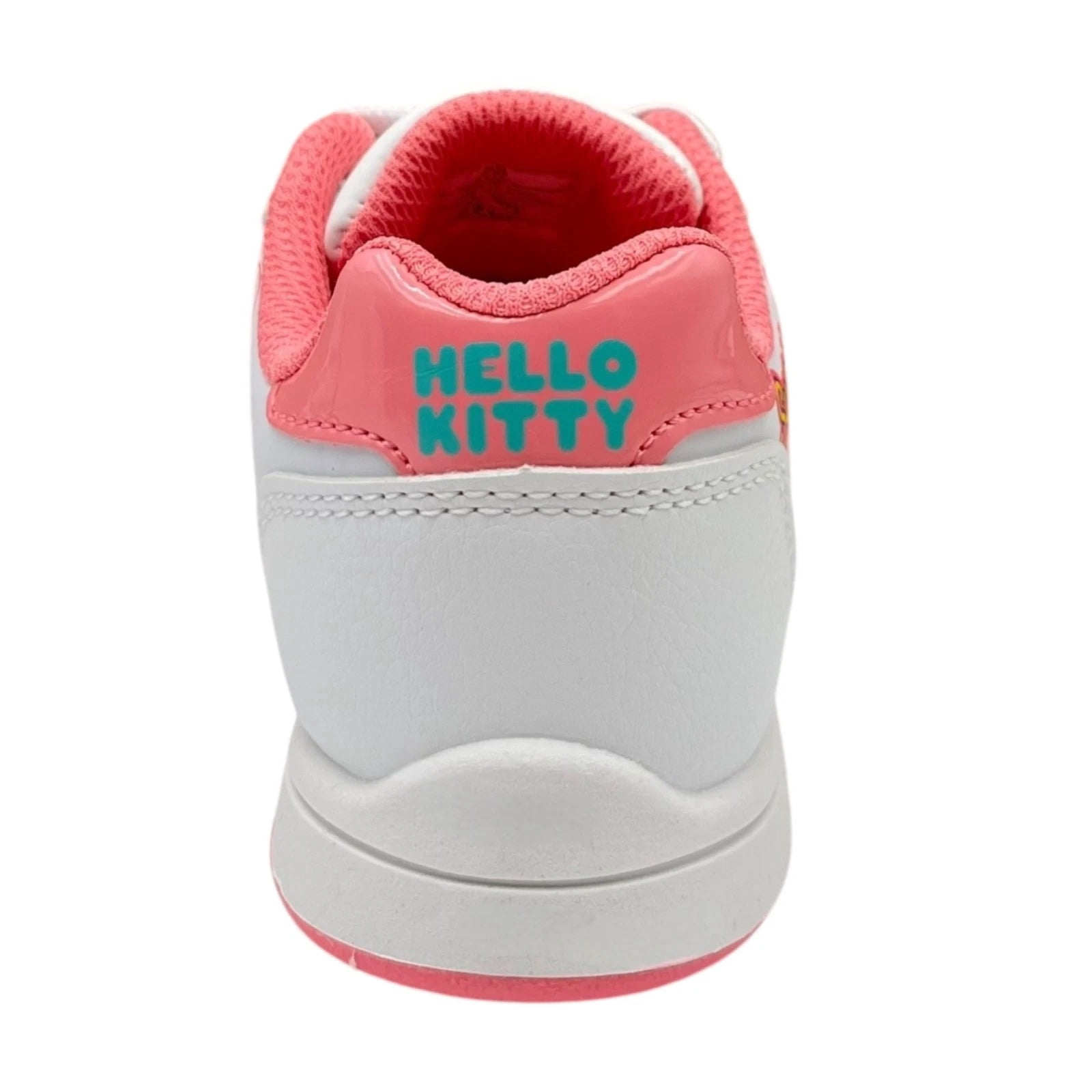 Hello Kitty Little Girls Court Sneakers Size 12 White Pink Purple Casual Lace-Up